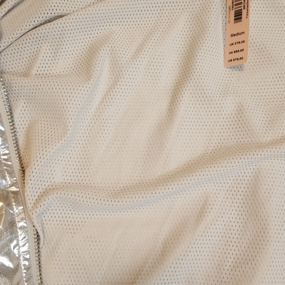 NWT! VICTORIA'S SECRET METALLIC JACKET - Picture 4 of 5